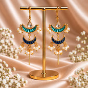 Chandrika Crescent Needle Earcuffs
