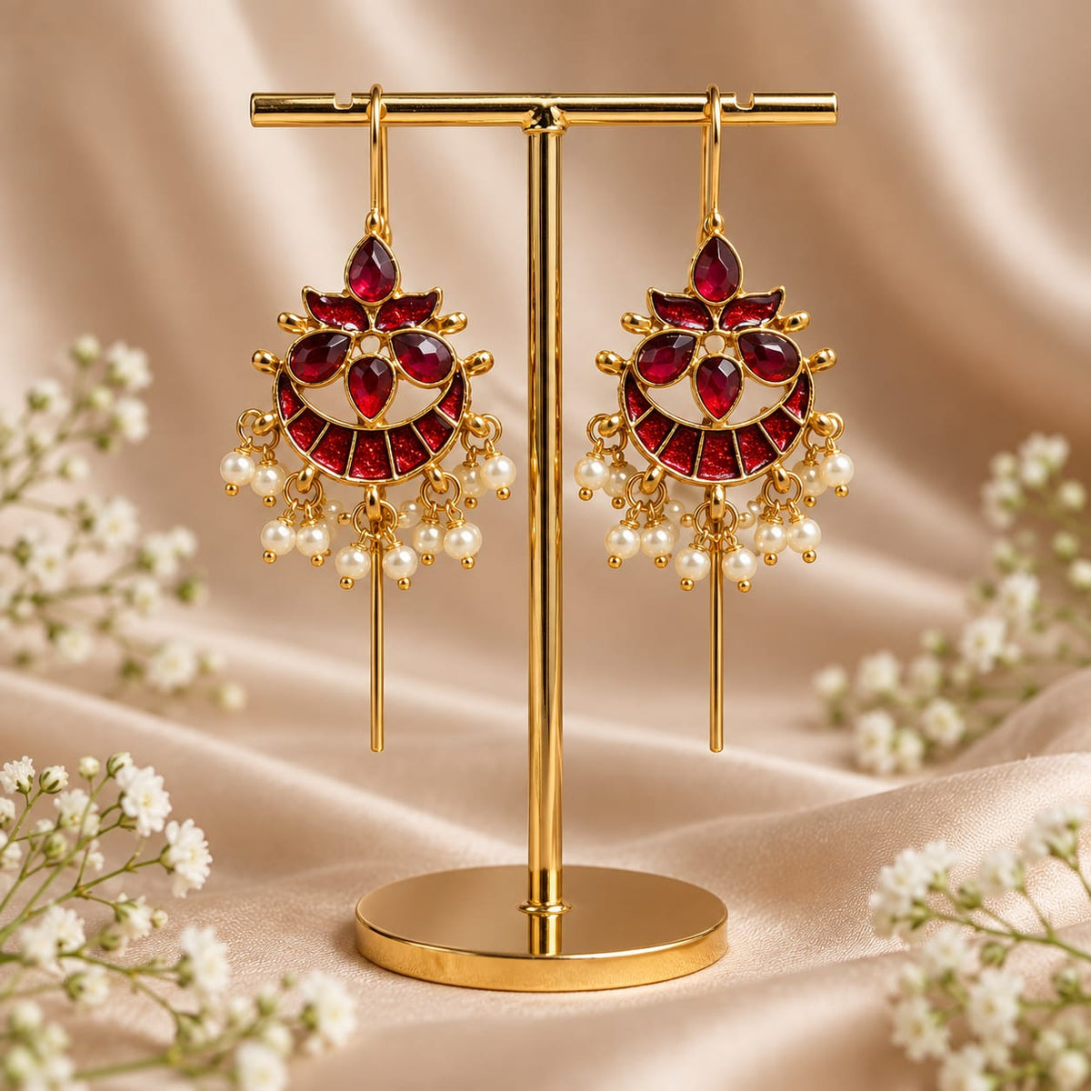 Pushp Chandrika Traditional Needle Earcuffs