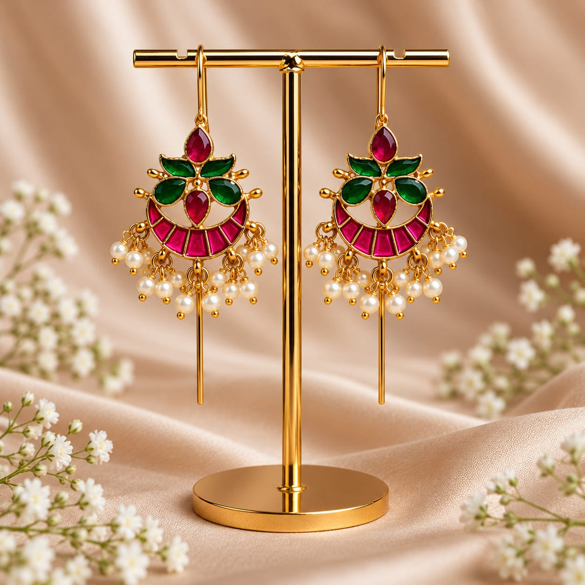 Pushp Chandrika Traditional Needle Earcuffs