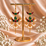 Noorvi Chandbali Needle Earcuffs