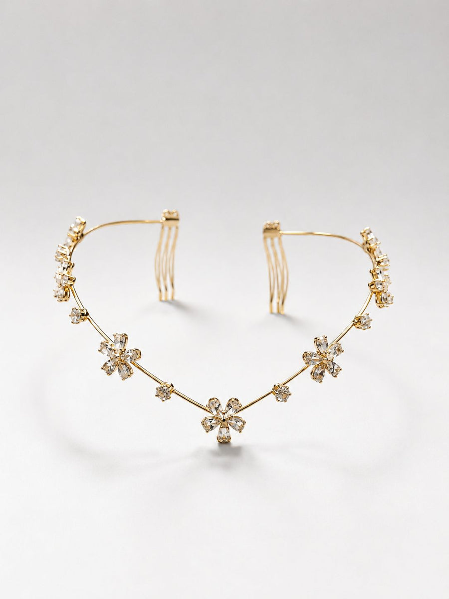 7 Flowers AD Hairlet (Golden and Silver)