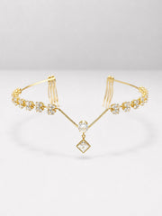 V shape AD Hairlet (Golden and Silver)