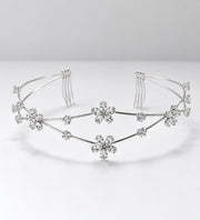 Double flower hairlet (Golden and Silver)