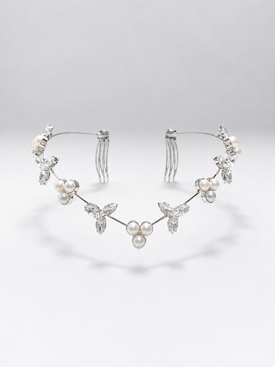 Pearl AD Party hairlet (Golden and Silver)