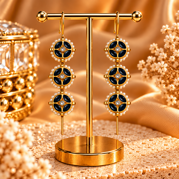 Rajshree Moti Meenakari Needle Earcuff
