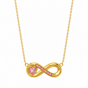 Eterna Infinity Necklace – 18K Gold Plated