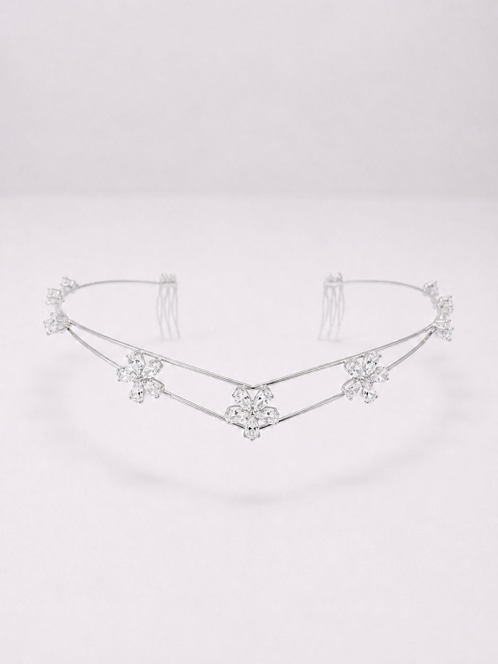 3 flower AD hairlet (Golden and Silver)