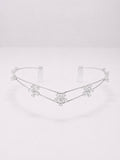 3 flower AD hairlet (Golden and Silver)