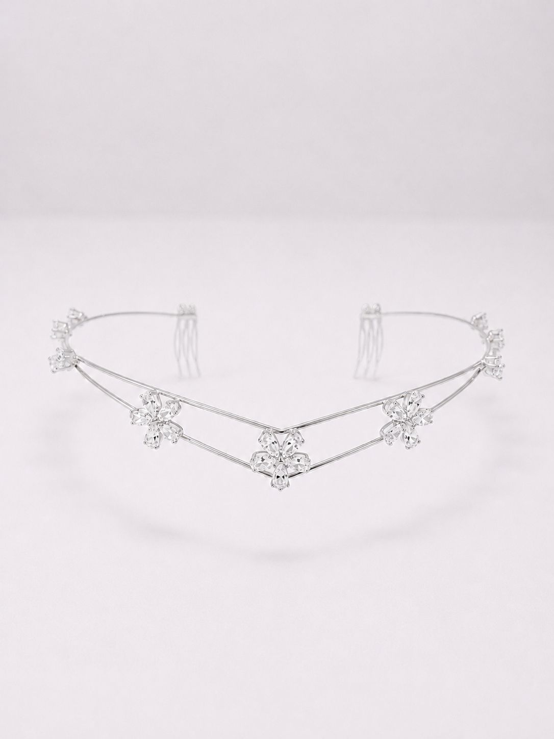 3 flower AD hairlet (Golden and Silver)