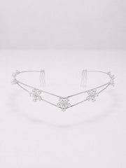 3 flower AD hairlet (Golden and Silver)