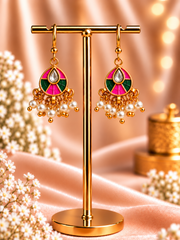 Rajvi Meenakari Pearl Bugdi