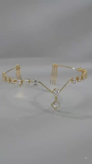 V shape AD Hairlet (Golden and Silver)