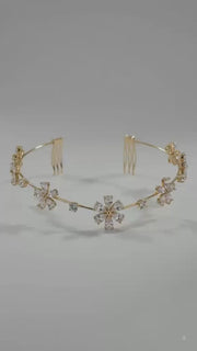 7 Flowers AD Hairlet (Golden and Silver)
