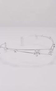 3 flower AD hairlet (Golden and Silver)