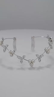 Pearl AD Party hairlet (Golden and Silver)