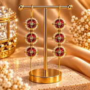Rajshree Moti Meenakari Needle Earcuff
